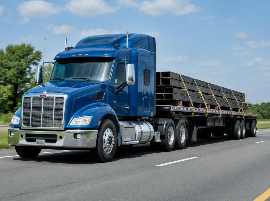 Flatbed truck
